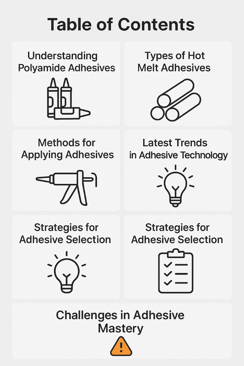 Mastering Polyamide Hot Melt Adhesives: A Comprehensive Guide