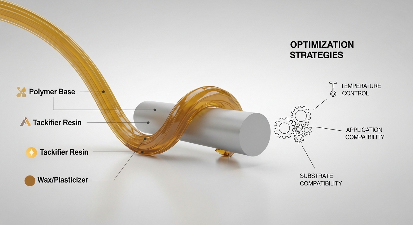 Flexibility of Hot-Melt Adhesives: Material-Specific Roles and Optimization Strategies