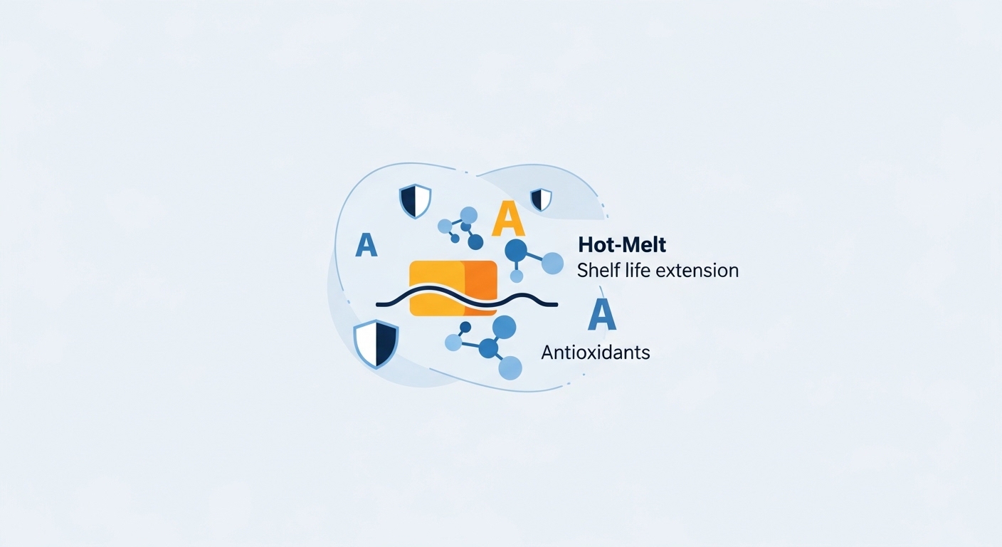 Strategies for Extending the Shelf Life of Hot-Melt Adhesives Using Antioxidants