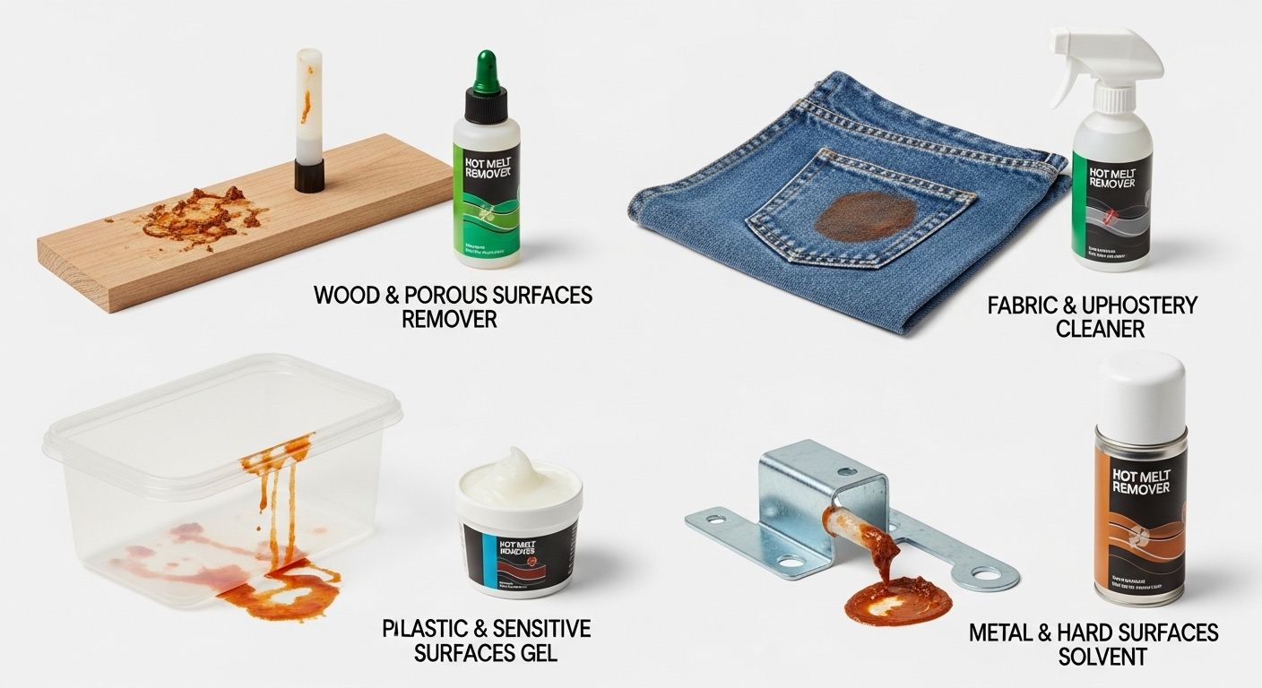 Hot Melt Removers for Different Products: How to Choose the Right One Safely