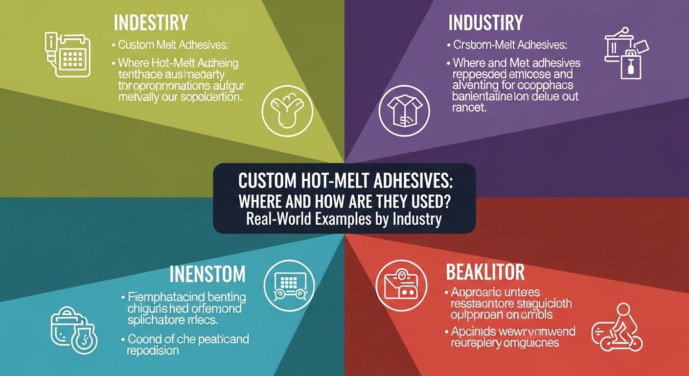 Custom Hot-Melt Adhesives: Where and How Are They Used? Real-World Examples by Industry